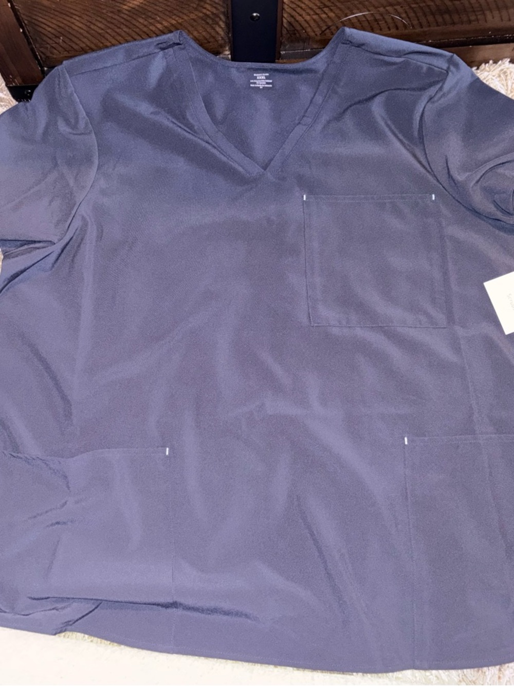 Scrubstar Navy Blue V-Neck Medical Scrub Top/Bottom SET